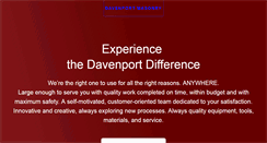 Desktop Screenshot of davenportmasonry.com